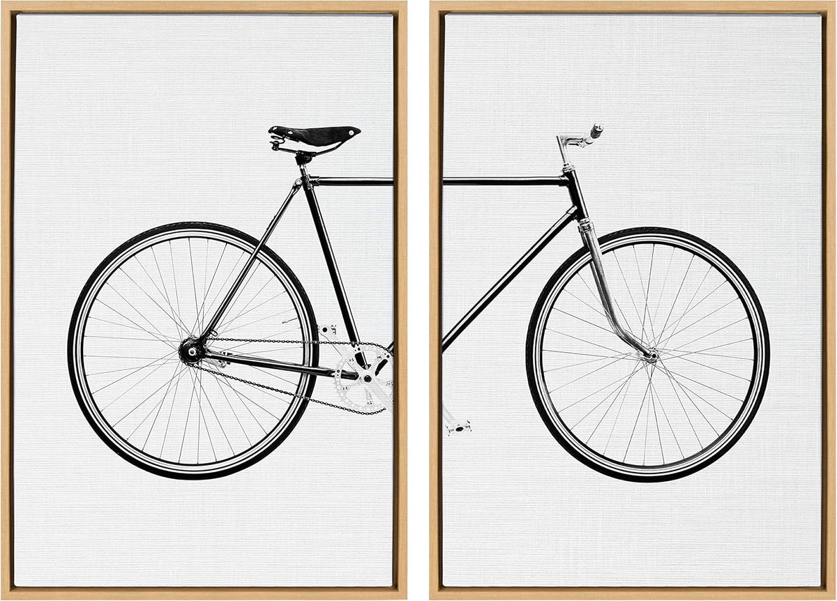 Set of 2 Framed Canvas Wall Art Z770977