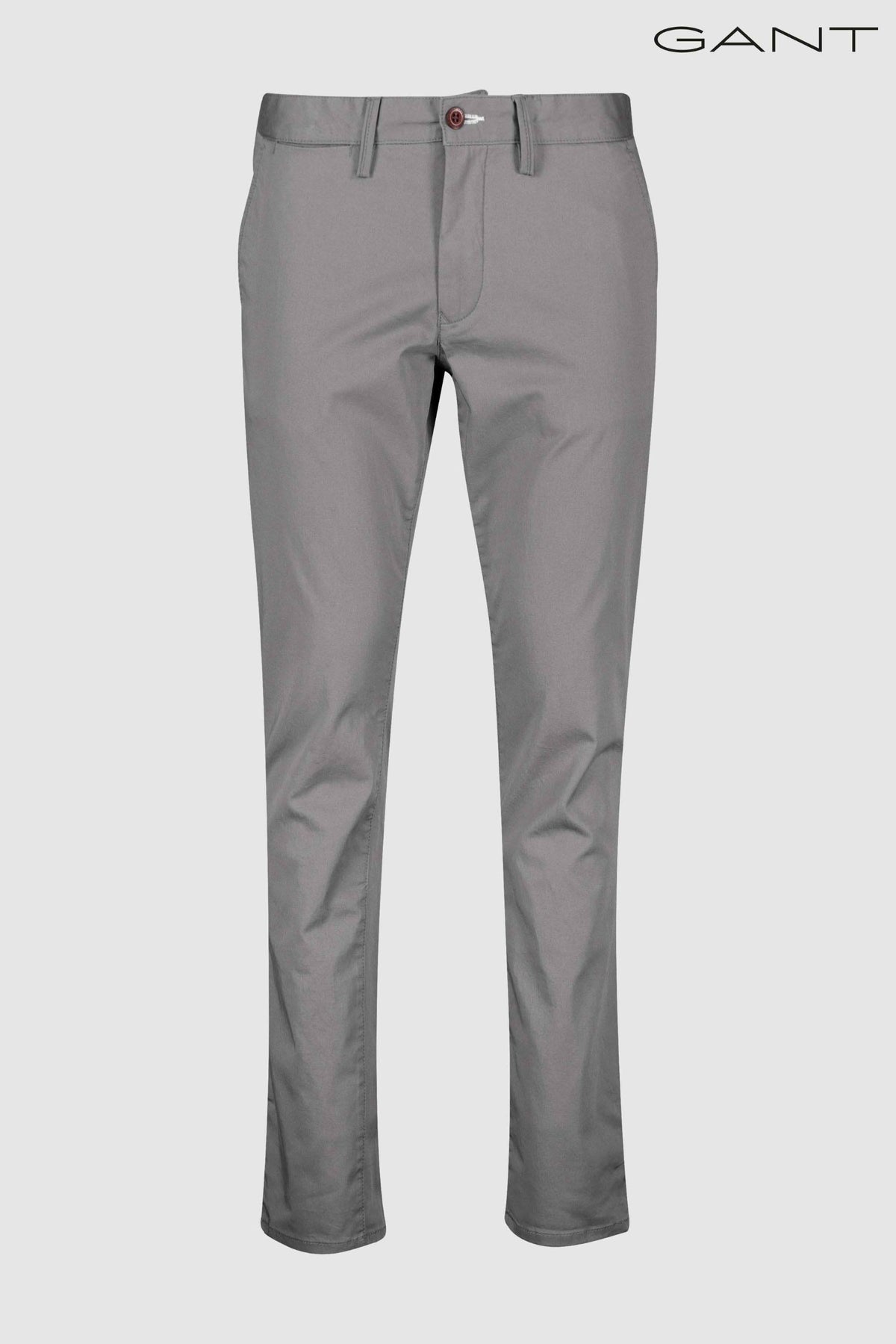 Slim Fit Twill Chinos, Grey (38W 34L) I722