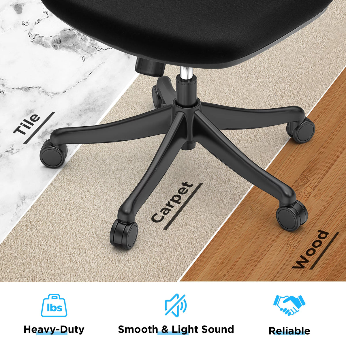 Black Ergonomic Mesh Office Chair with Flip-Up Arms and Lumbar Support T67908