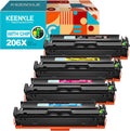 4 Pack High Yield Toner Cartridge with Chip for Color LaserJet Pro Printers X8705