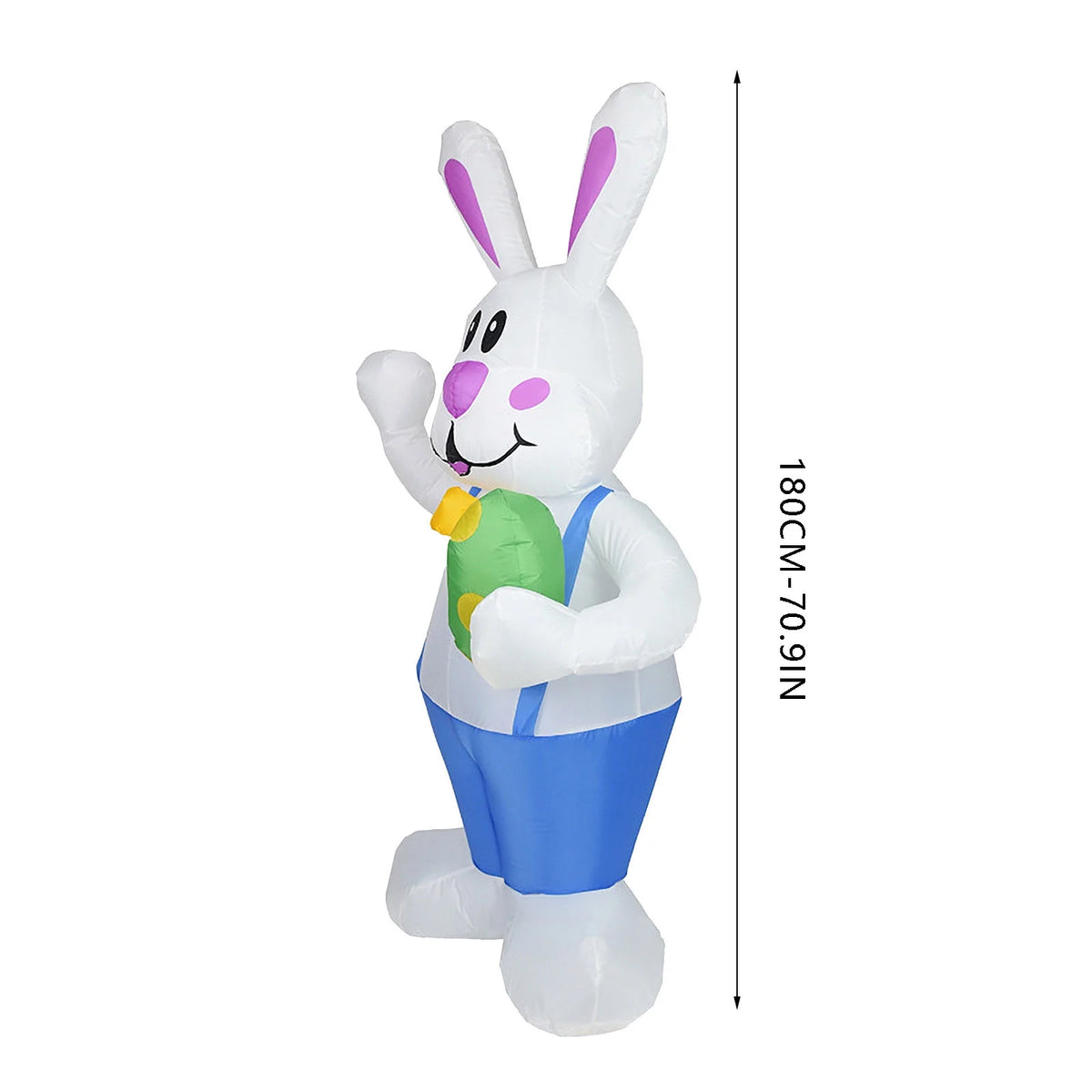 Outdoor Soft Christmas Lights Easter Inflatable Standing Bunny Glowing Holiday Decoration Led Christmas Star I35465