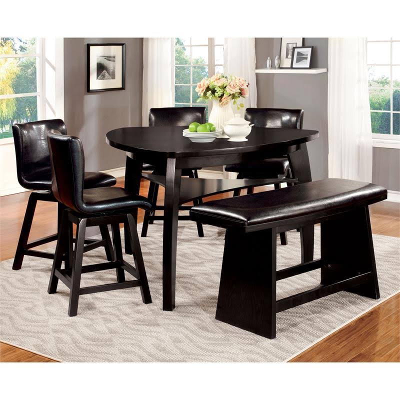 Black Counter Stool (Set of 2) E1502