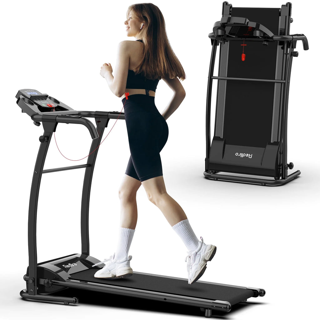 Portable Folding Treadmill Incline Electric Walking Running Machine T3866
