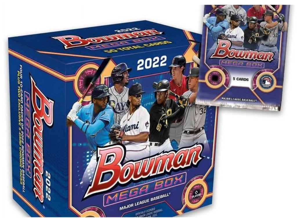 2022 Topps MLB Bowman Baseball Trading Card Mega Box O1496
