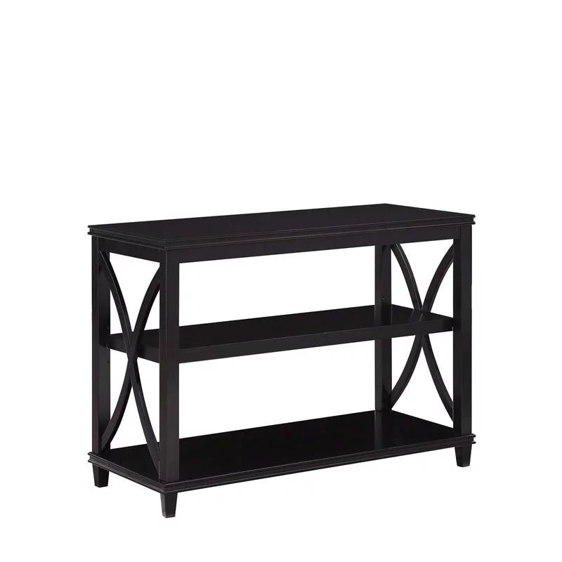Black Wood Console Table Z996