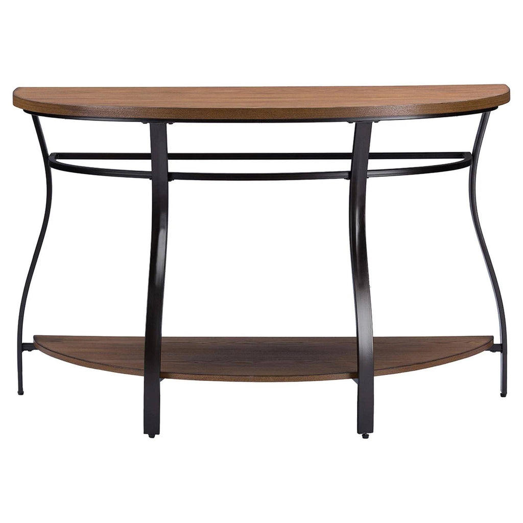 Wood and Metal Console Table J925