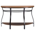 Wood and Metal Console Table J925