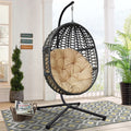 Rattan Egg Swing Chair with Stand I980906