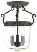 Bronze 3 Light Ceiling Mount T13693