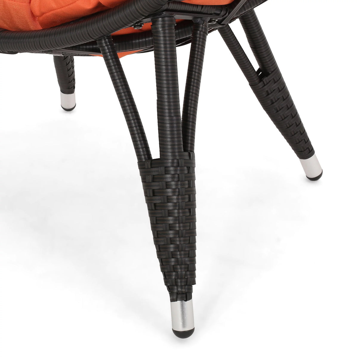 Indoor Wicker Teardrop Chair with Cushion T808239