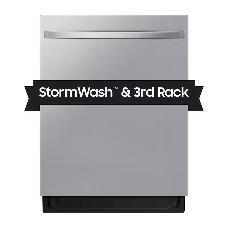 46 dBA Dishwasher with StormWash Handle and AutoRelease Door in Stainless Steel Y17500