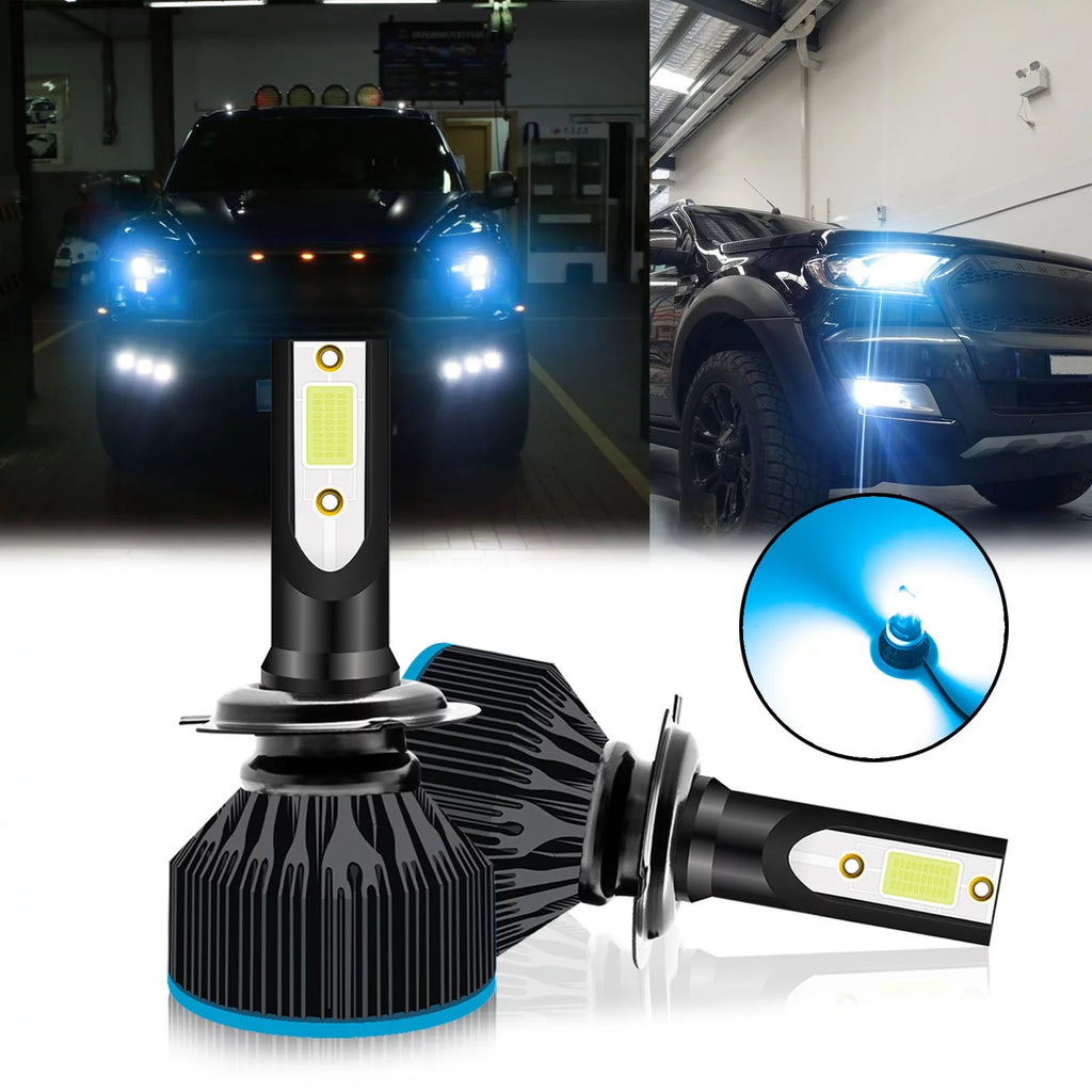 H7 8000K Ice Blue LED Headlight Bulb Conversion Kit K141