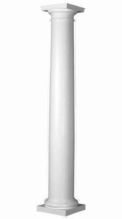 Round Tapered Column, 12 inch Diameter x 6& Overall Height K738