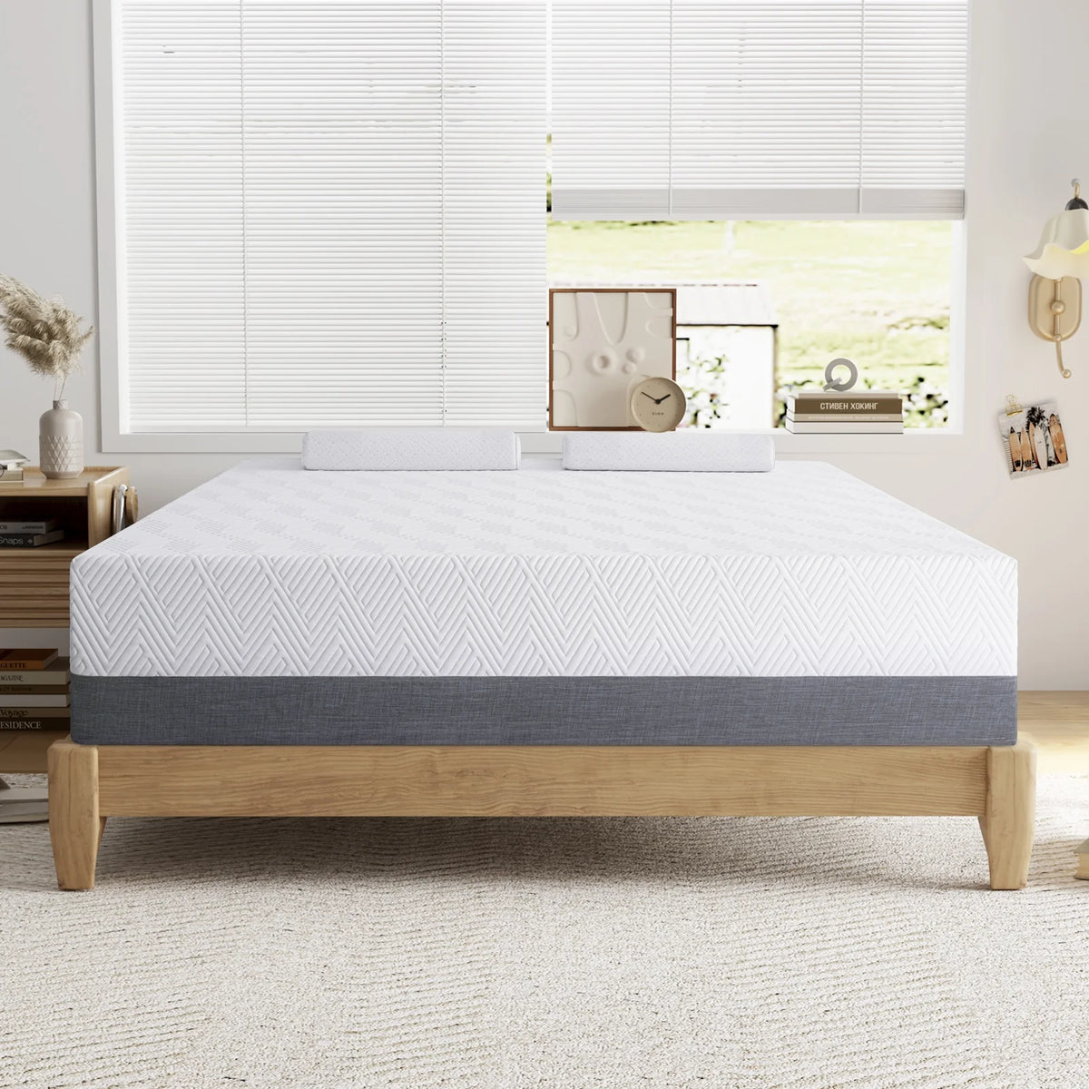 Twin 10 Gel Memory Foam Mattress T1230