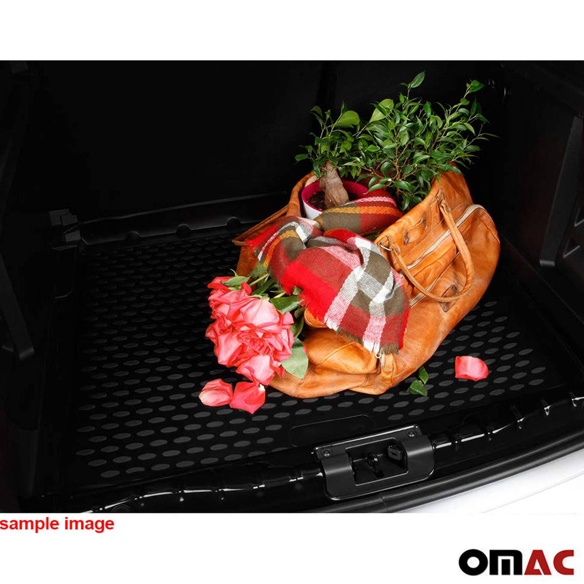 3D Molded Black Cargo Liner Trunk Mat K3750