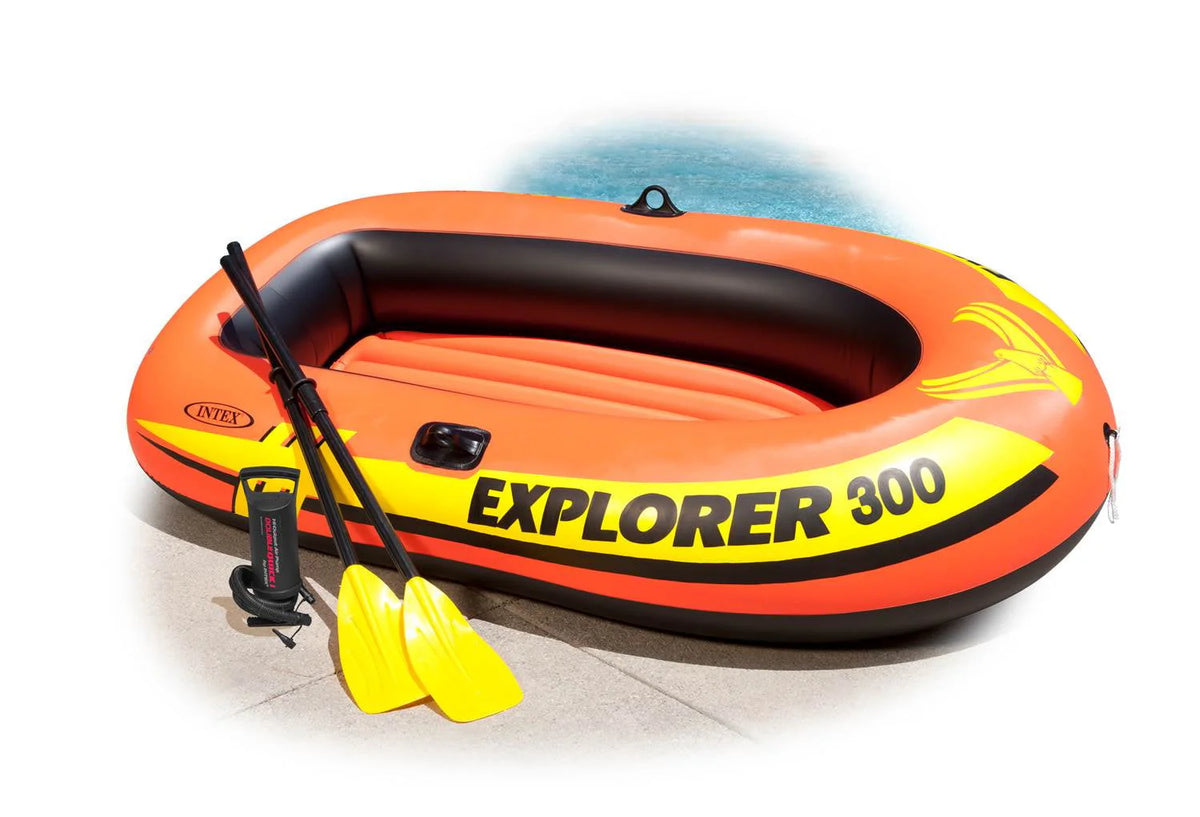 Compact Inflatable Three Person Raft Boat P9691