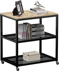 3-Tier Rolling Serving Bar Cart with Storage T909