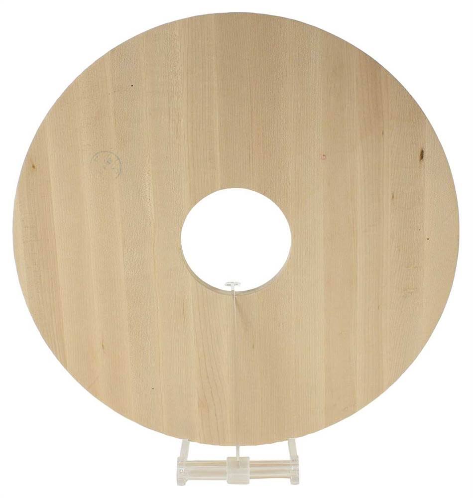 16 in. Unfinished Red Oak Carved Ceiling Medallion T4964
