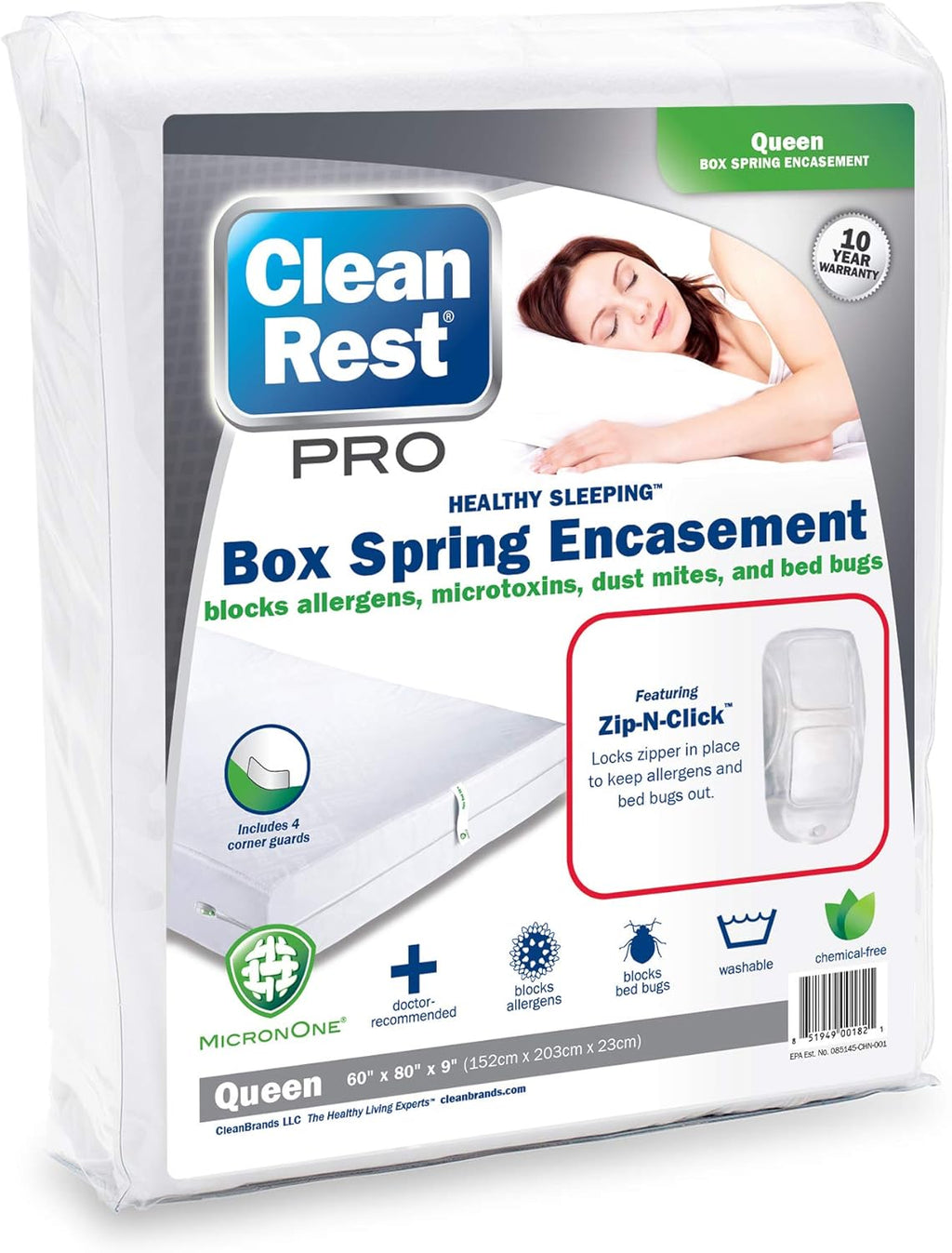 Zippered Box Spring Encasement Queen Y6602