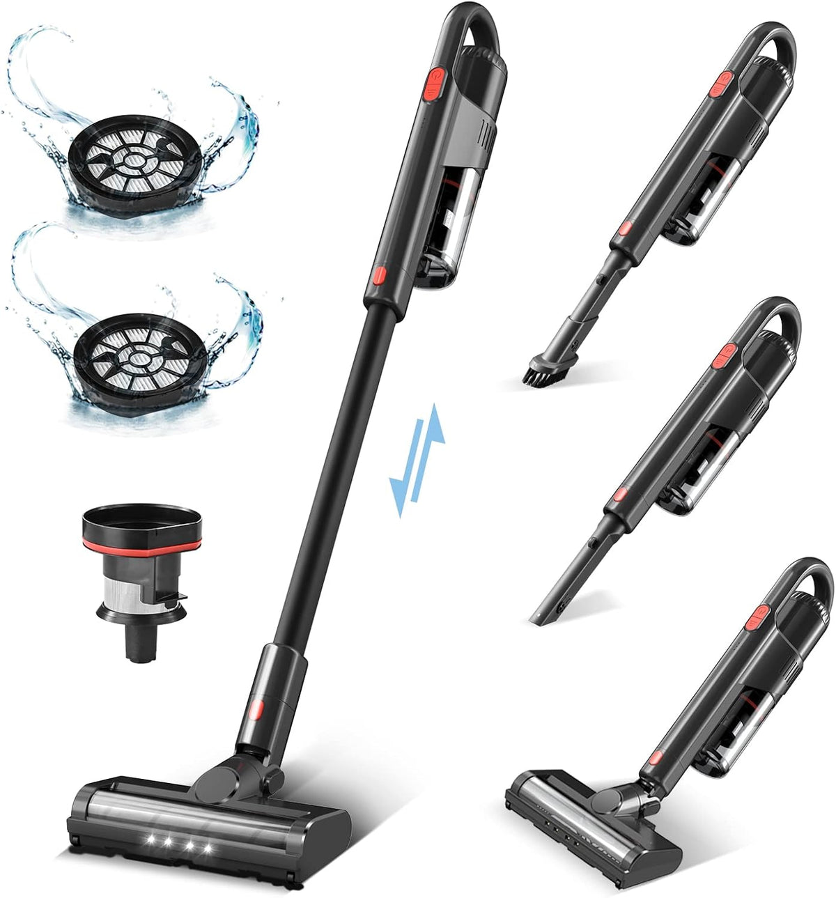 Cordless Stick Vacuum Cleaner with HEPA Filter X369