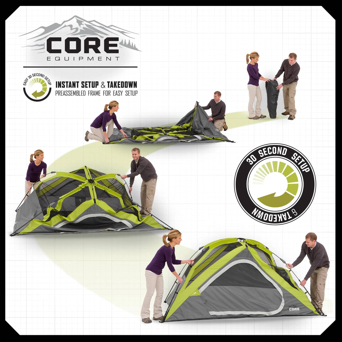 3-Person Dome Tent B74689
