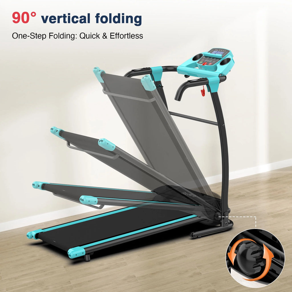 Portable Folding Treadmill Incline Electric Walking Running Machine T3866