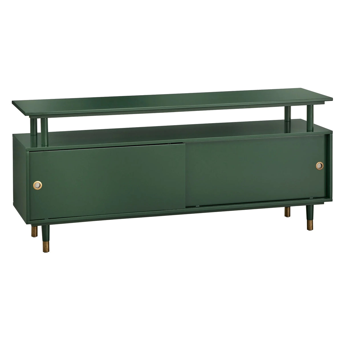Green Painted Wood TV Stand N5493