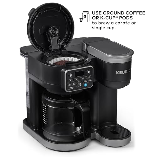 Single Serve & Carafe Coffee Maker, 72oz Reservoir R623