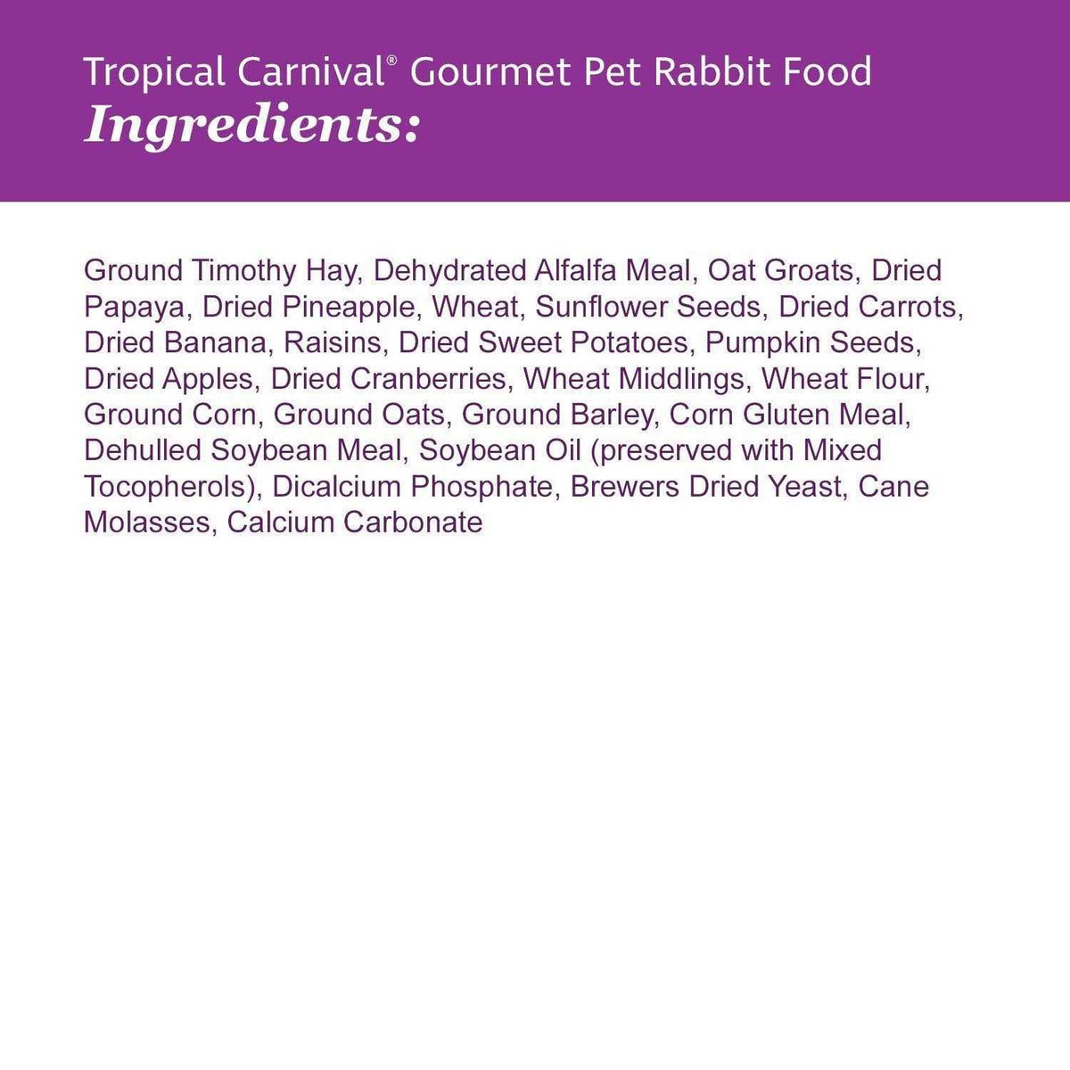 Gourmet Rabbit Food C1225