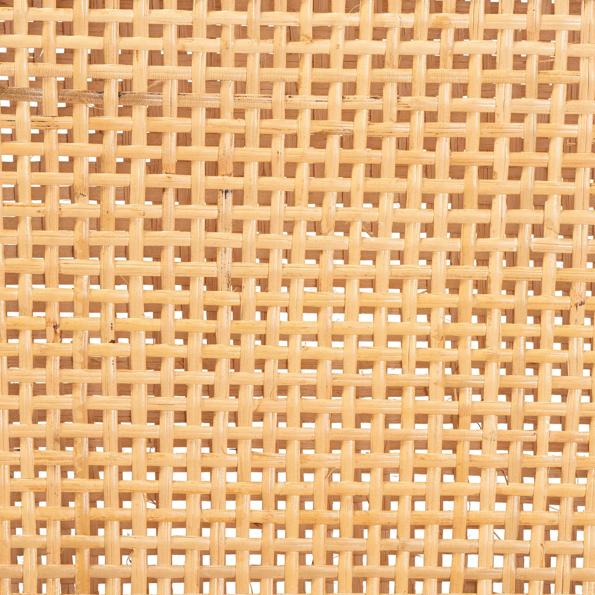 Dark Brown Mahogany Wood and Natural Rattan Dining Chair C3505