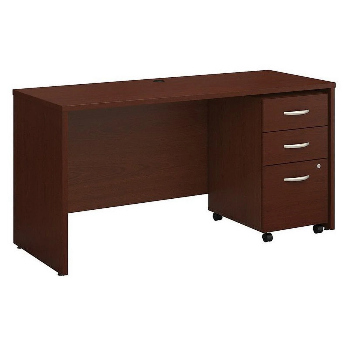 Mahogany Office Desk with Drawers H406