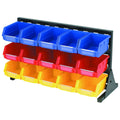 15 Bin Tabletop Parts Rack J718