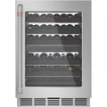24 in. 46-Bottle Wine Beverage Cooler in Stainless Steel O3396