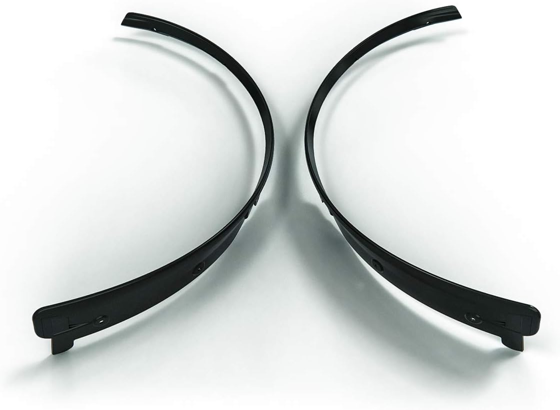 Painted Carbon Flash Black Rear Quarter Extensions Q5959