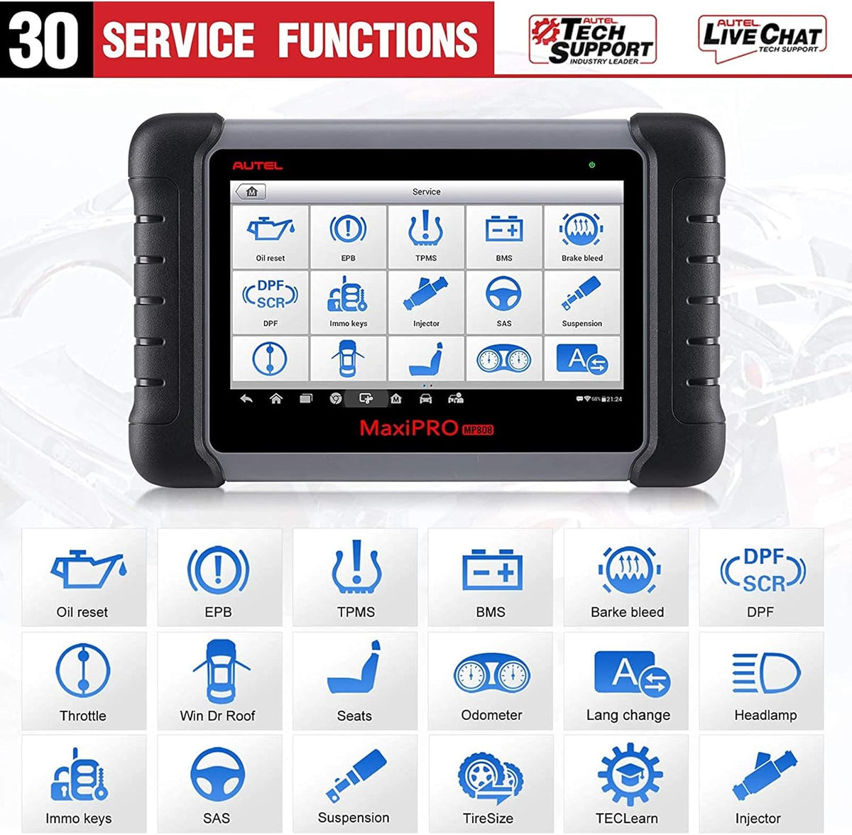 Bi-Directional Control Diagnostic Scan Tool O2740