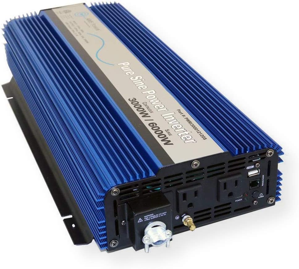 1000 Watt Pure Sine DC to AC Power Inverter with USB Port O862