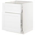 White Base Cabinet with Drawer R6402