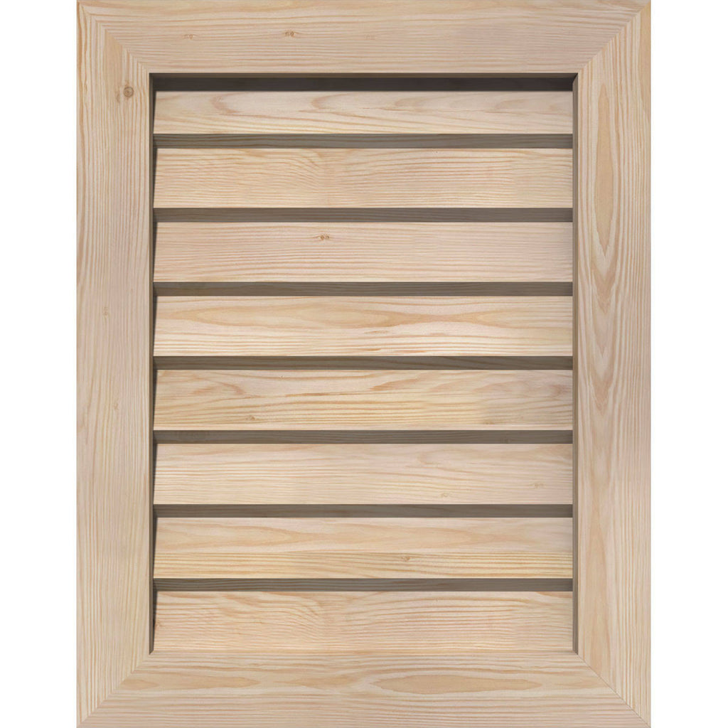 Unfinished Non-Functional Vertical Gable Vent Z848060