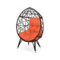 Indoor Wicker Teardrop Chair with Cushion T808239