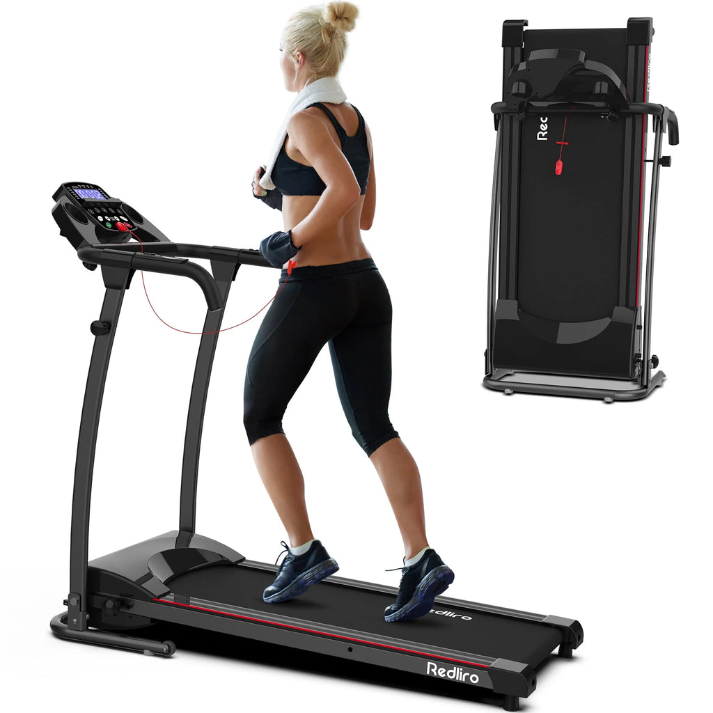 Portable Folding Treadmill Incline Electric Walking Running Machine T3866