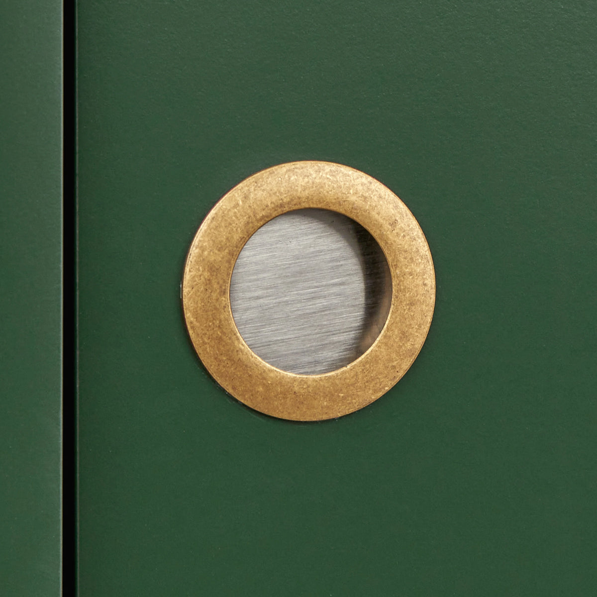 Green Painted Wood TV Stand N5493