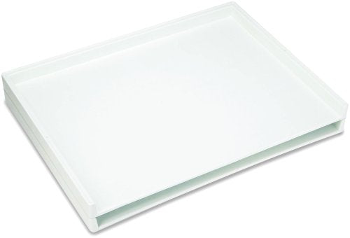 White Flat File Trays, Pack of 2 U3702