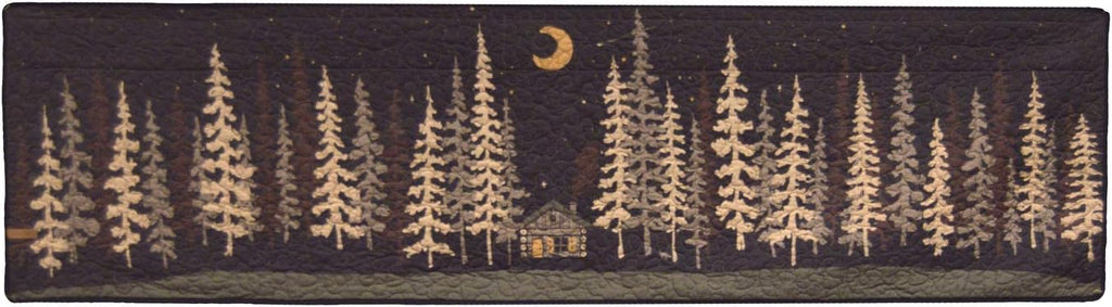 Machine Washable Lodge Quilt with Forest Pattern H5179