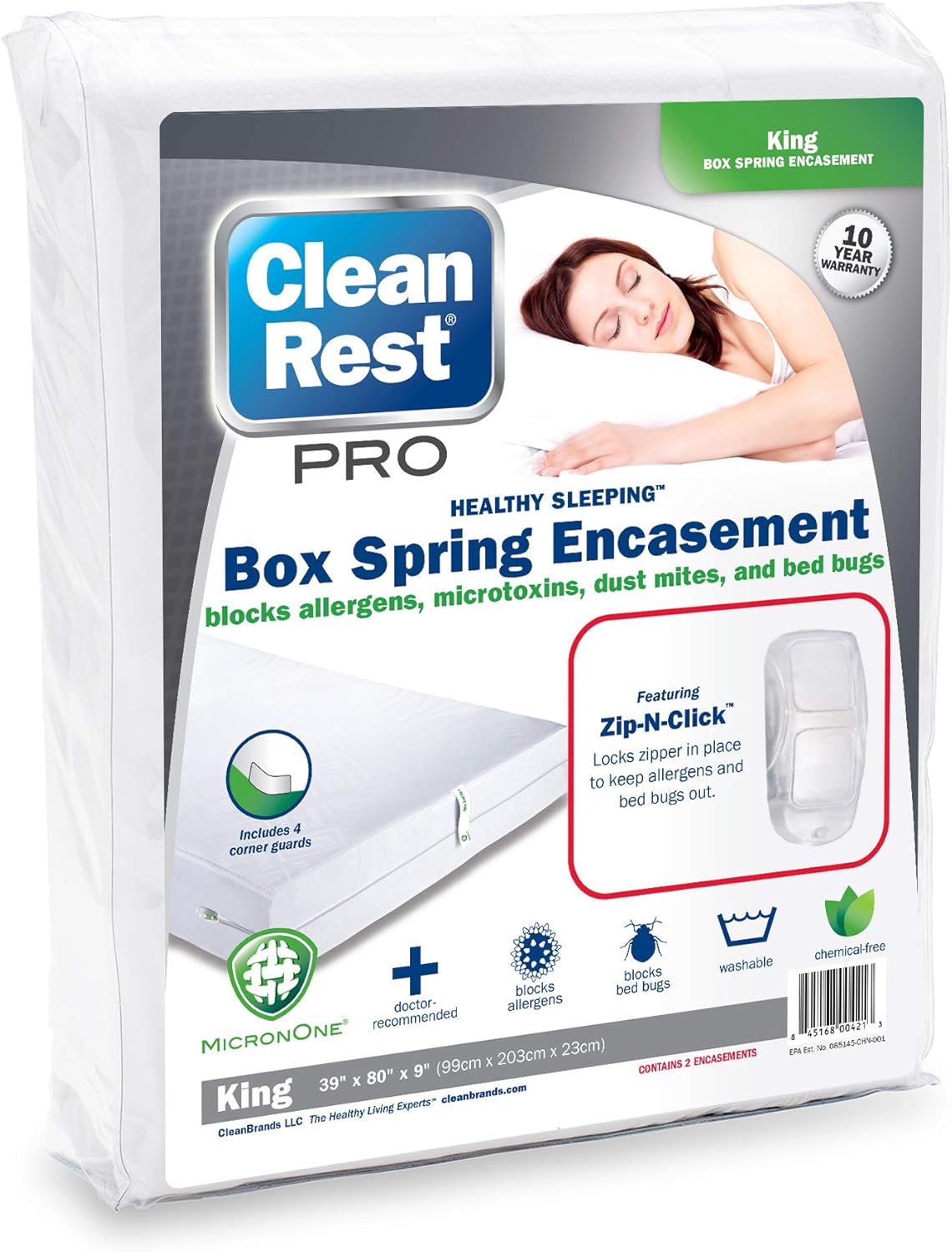 Zippered Box Spring Encasement Queen Y6602