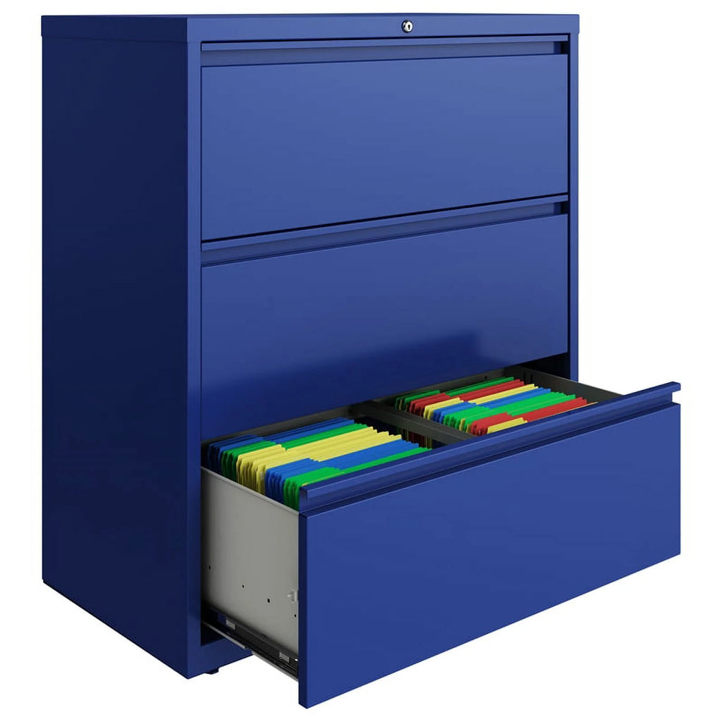 36" Metal Lateral File Cabinet with 3 Drawers E6855