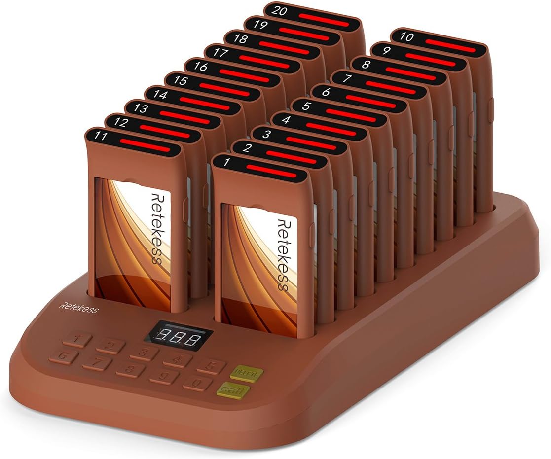 Restaurant Pager with 5 Calling Modes M9512