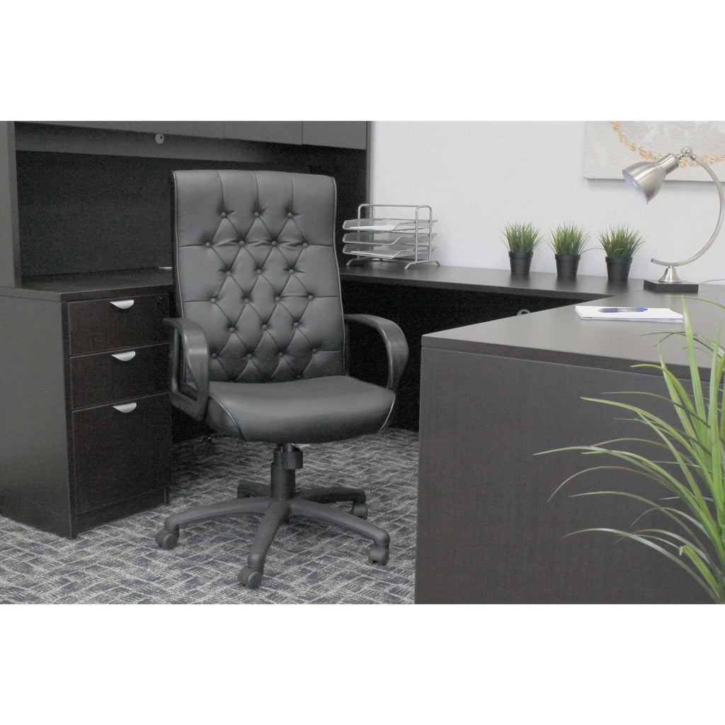 Black Tufted Executive Chair B18506