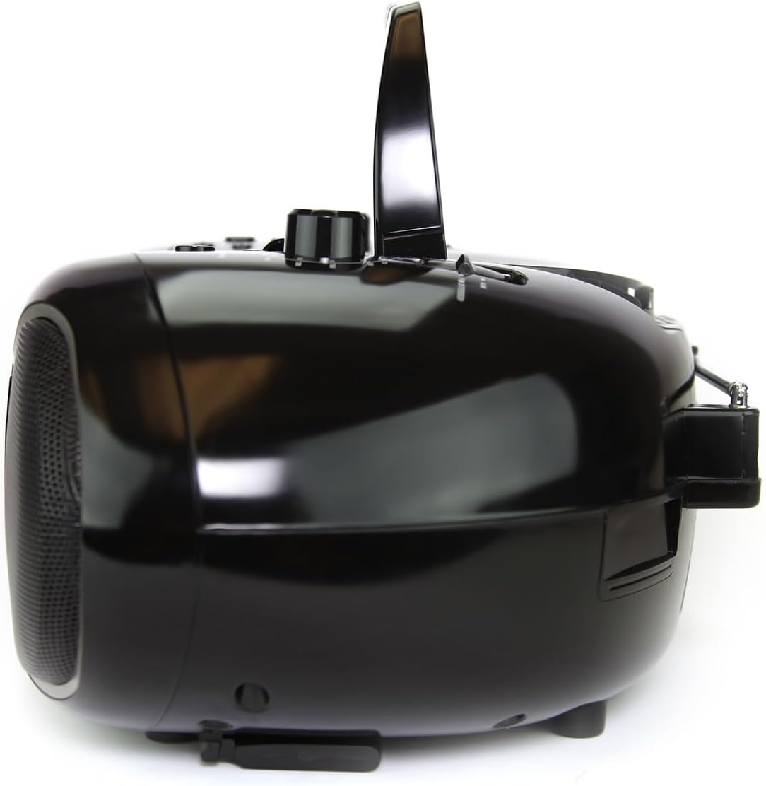 Black 7" Bluetooth DVD Boombox with AM/FM Radio L410123