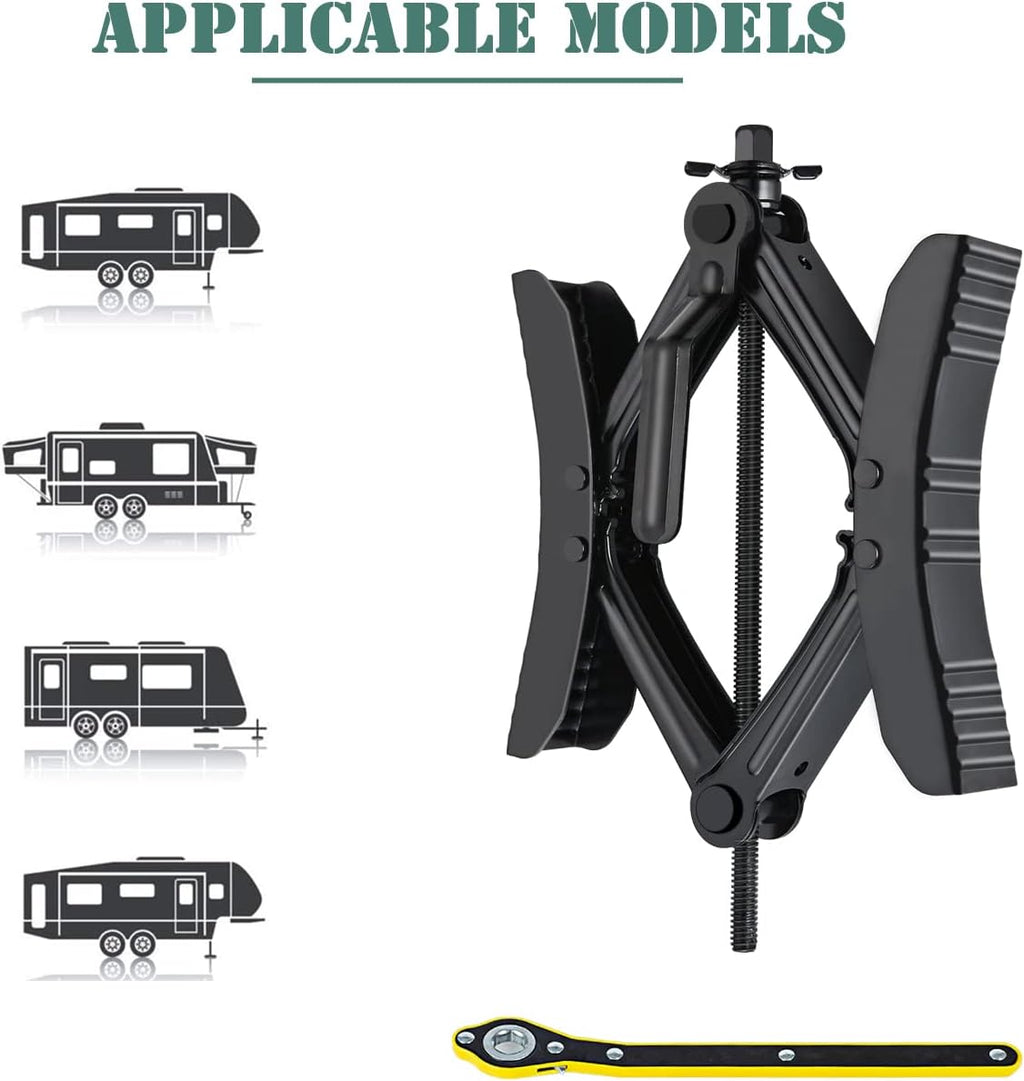 Camper Wheel Chock X Shaped RV Chocks Stabilizer Tire Wheel Chock Pair H503272