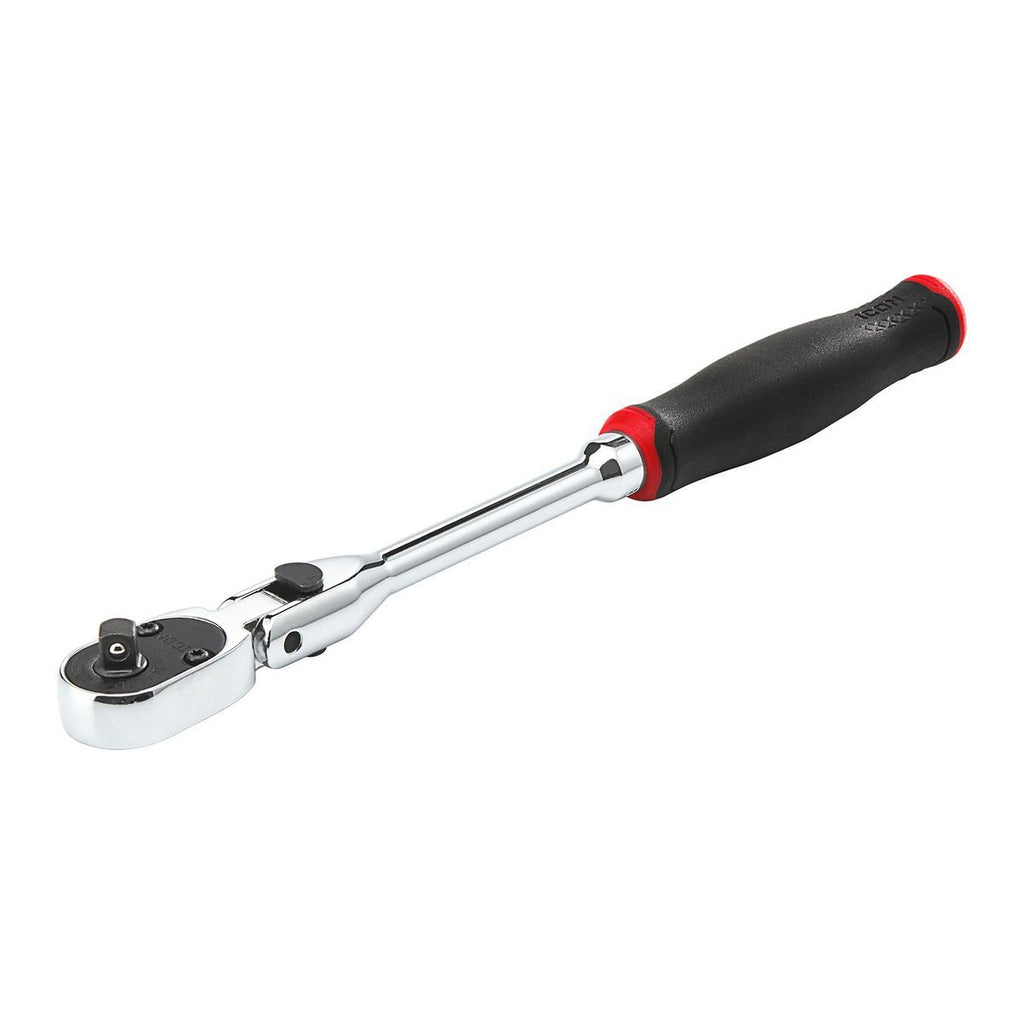 1/4 in. Drive 9 in. Long Locking Flex Ratchet with Comfort Grip J301419